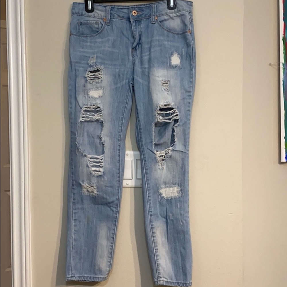 Blue Ripped Jeans